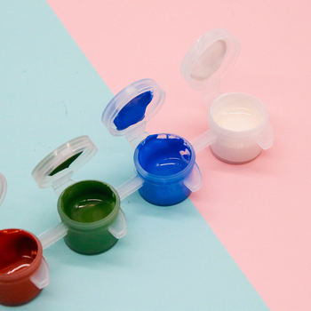 Set od 24 tekućih glazura za porcelin za slikanje keramike, 2 ml po boji