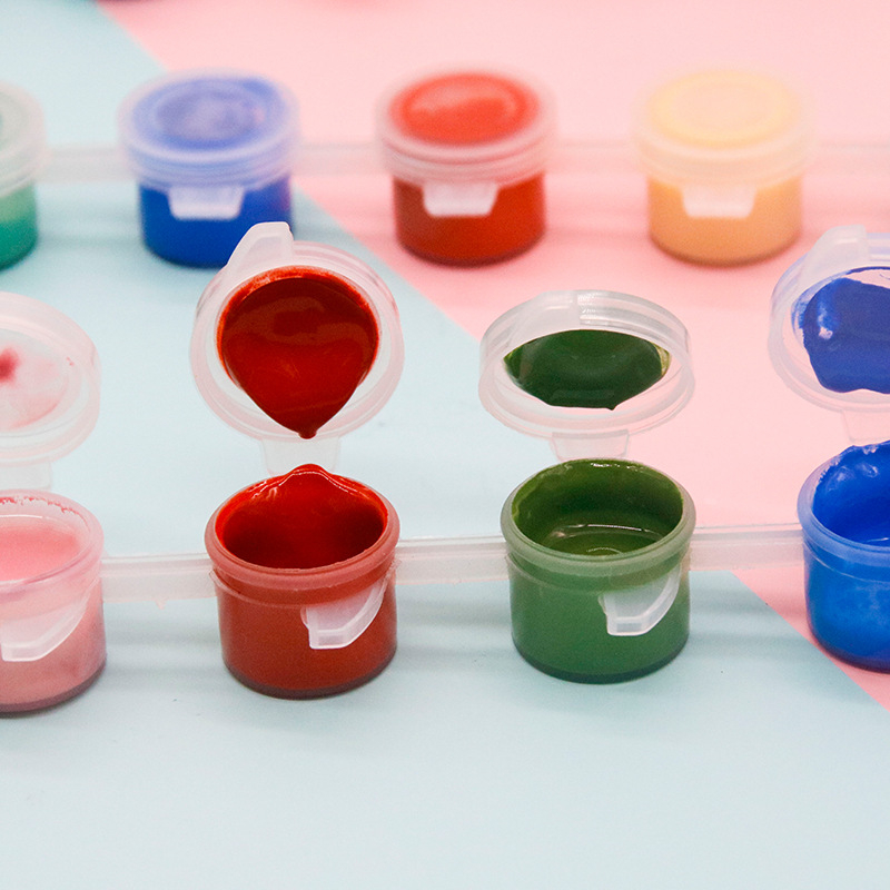 Set od 24 tekućih glazura za porcelin za slikanje keramike, 2 ml po boji