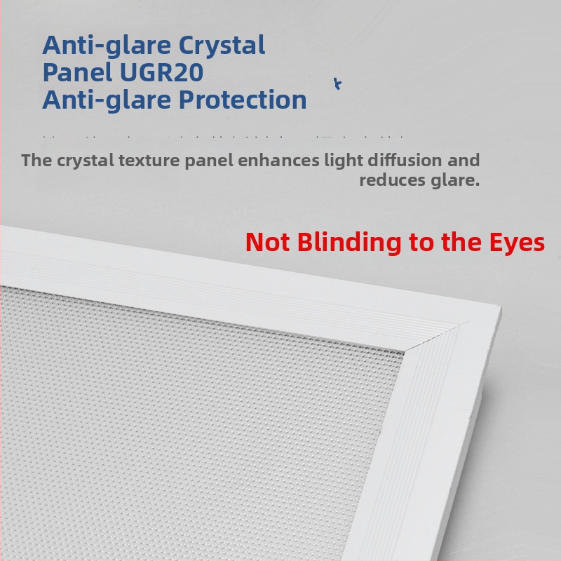 600x600 Integrované stropné LED ploché svetlo, 60x60 anti-reflexné panelové osvetlenie, 5000K kancelárske osvetlenie