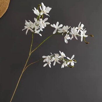 With Yang изкуствена орхидея Phalaenopsis мини — копринено цвете за домашна декорация, подходящо за сватби и фотосесии