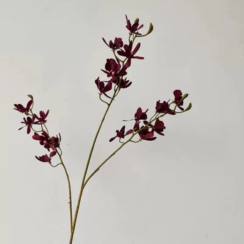 With Yang изкуствена орхидея Phalaenopsis мини — копринено цвете за домашна декорация, подходящо за сватби и фотосесии