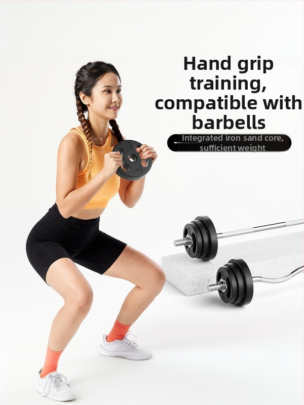 Sada činky s tyčou pre domáci tréning – drepy, hip thrust a tlaky na lavičke