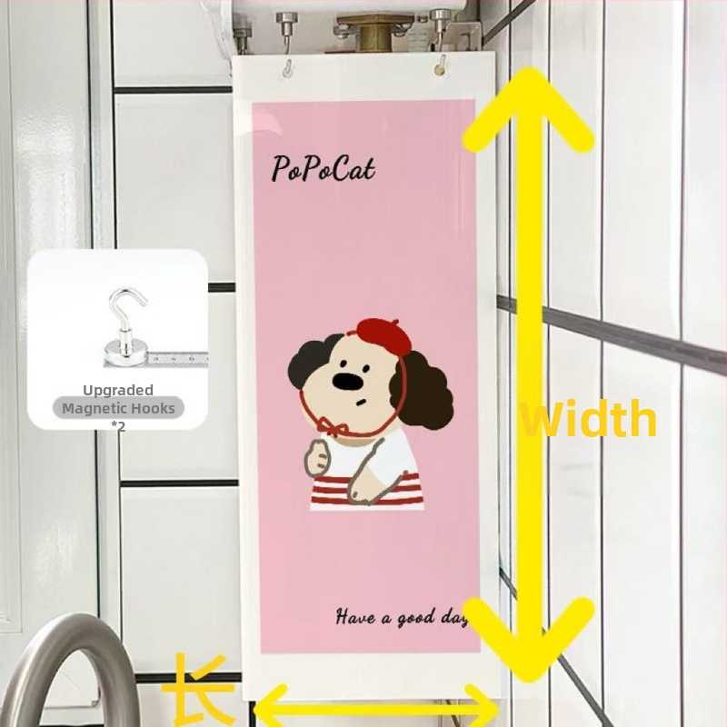 Kreatívny akrylový magnetický ochranný panel pre ohrievač vody s karikatúrnym dizajnom, vysoká nosnosť