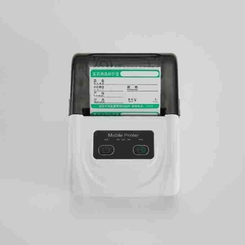 Преносим термален принтер с Bluetooth за квитанции и етикети, 58 мм, съвместим с Android и iOS