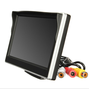 5-inčni automobil LCD monitor s dvostrukim video ulazom, HD prikaz za vožnju unazad