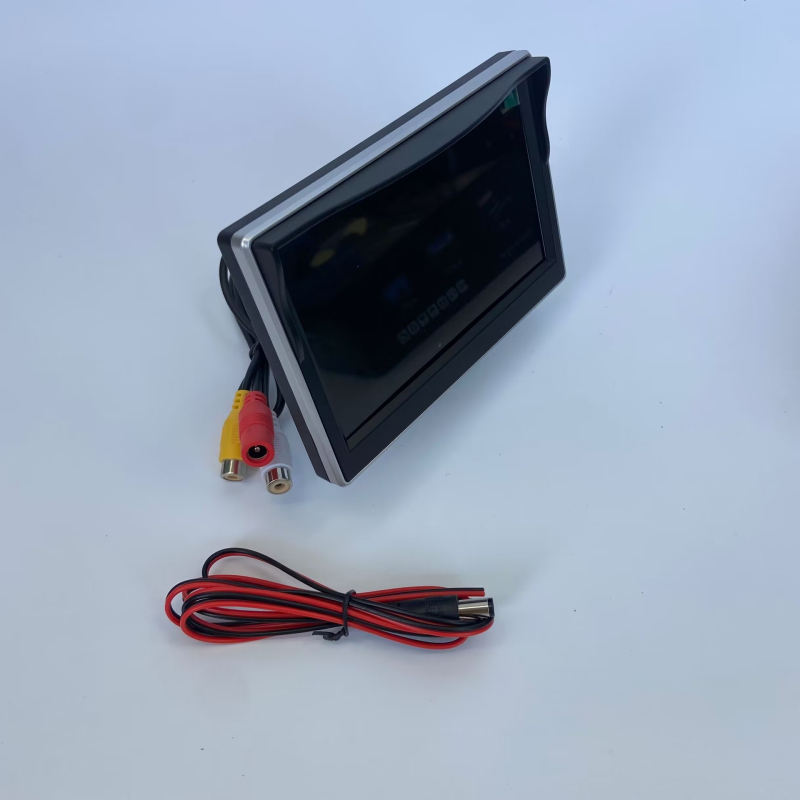 5-inčni automobil LCD monitor s dvostrukim video ulazom, HD prikaz za vožnju unazad