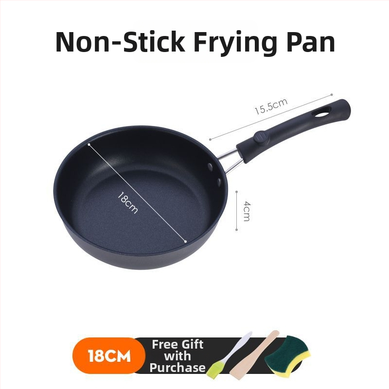 Тиган с майфан камък, незалепващ, плосък за пържене на яйца и кнедли, мини помощник за стек, подходящ за индукционни и газови котлони