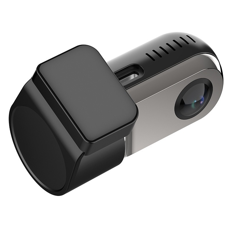 1080P bežični dash cam s skrivenim Wi-Fi, 140° kut, montaža na prednje vjetrobransko staklo, bez zaslona, ciklično snimanje, noćno osvjetljenje, upozorenje na ograničenje brzine, 30fps, USB