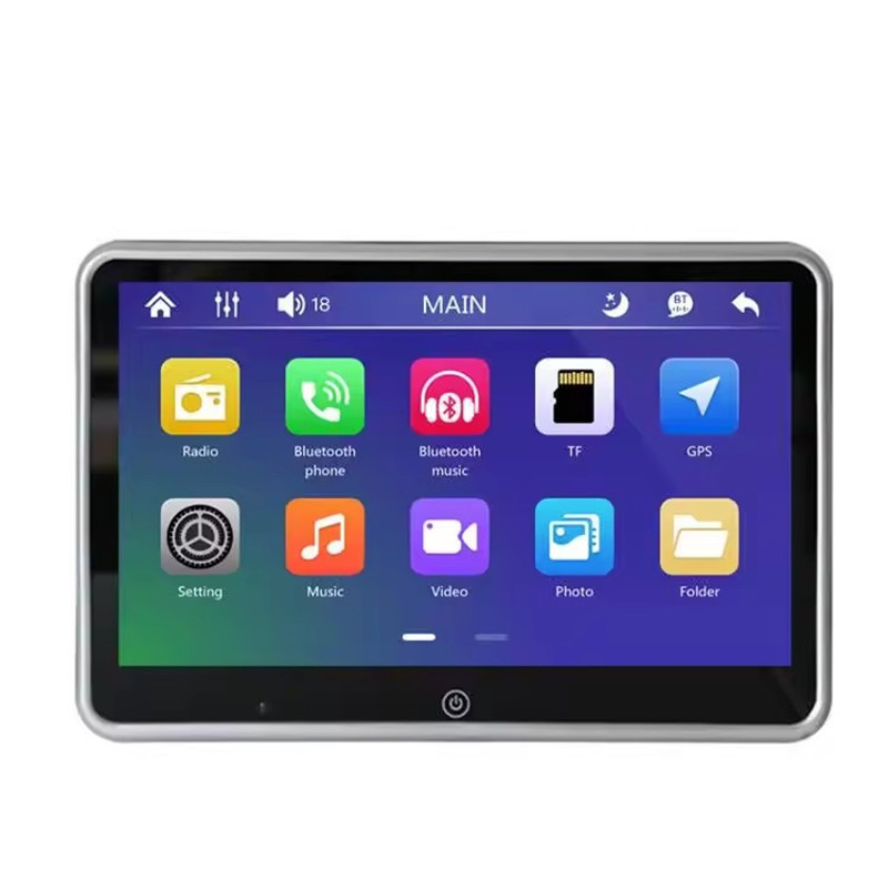 Ultra-tanki MP5 player za naslon sjedala, 10,1-inčni dodirni zaslon u automobilu, Bluetooth CarPlay zaslon, vanjski zaslon