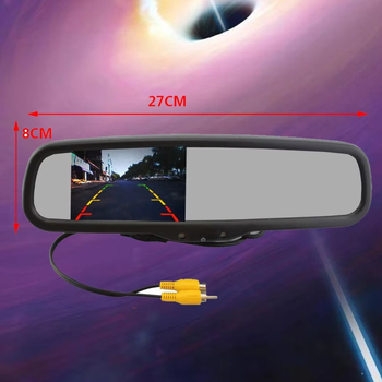 4,3-inčni zaslon retrovizora s HD AV kamerom