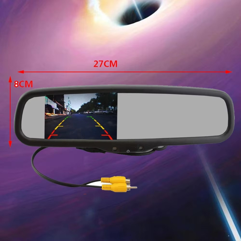 4,3-inčni zaslon retrovizora s HD AV kamerom