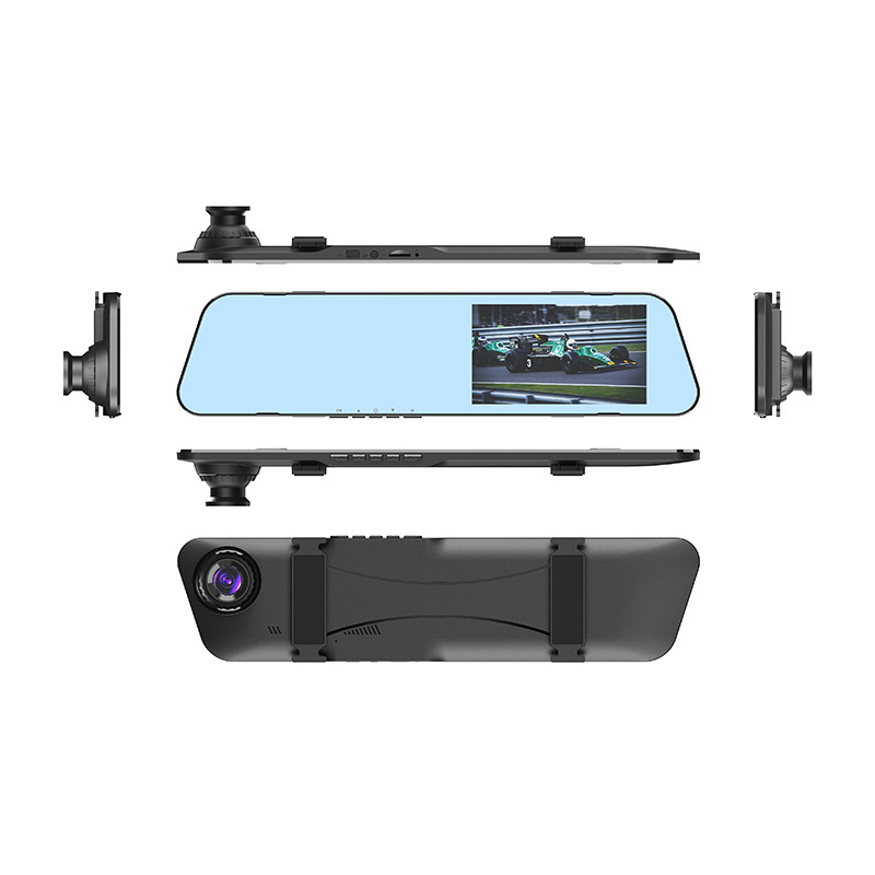 Nova kamera za automobilni retrovizor s HD noćnim vidom, prednje i stražnje dvostruko snimanje, parkiranje, 4,5-inčni zaslon, 1080p