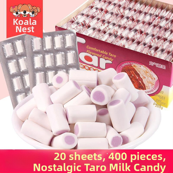 Taro mliečne cukríky s náplňou – nostalgický snack z detstva