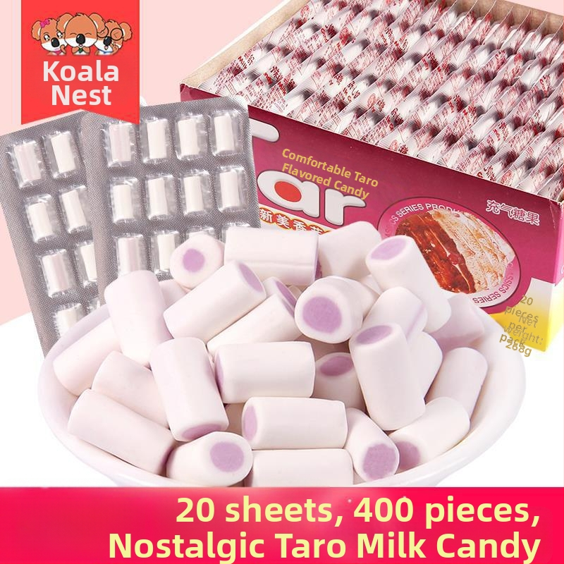 Taro mliečne cukríky s náplňou – nostalgický snack z detstva