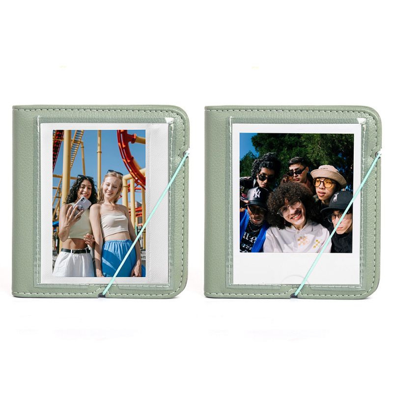 Полароид квадратен фотоалбум за W210/W300/W400, 28 снимки, преносим с презрамка