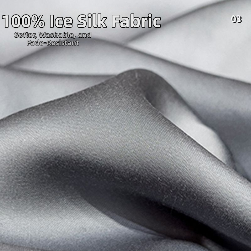 Ice Silk чаршаф за матрак, имитация на Tencel, клас А, безопасен за бебета, пълно обгръщане, машинно пране, с по-високи страни