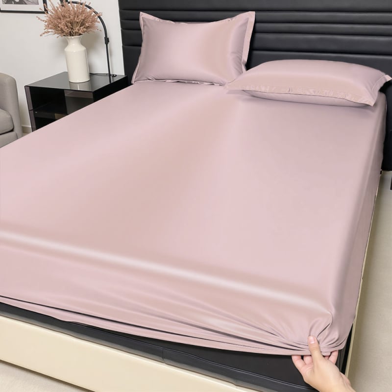 Ice Silk чаршаф за матрак, имитация на Tencel, клас А, безопасен за бебета, пълно обгръщане, машинно пране, с по-високи страни