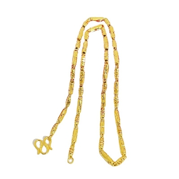 Jinyicheng Jewelry Pozlaćena ogrlica od bakra s šupljim cilindričnim maslinastim uzorkom, unisex