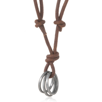 Unisex ogrlica od kože goveda s dugim voskastim užetom, retro plažni stil, minimalistički dizajn Europe i Amerike, duljina 51–80 cm