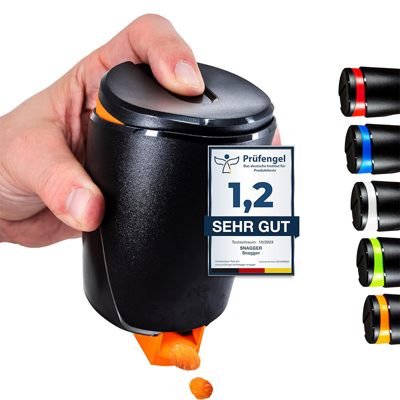 Дозатор за фъстъчени закуски с не залепващо покритие и съд за съхранение