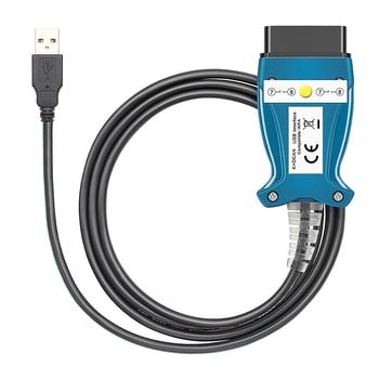 Синя версия с бутонен превключвател BMW INPA FT232RL OBD2 диагностичен интерфейс