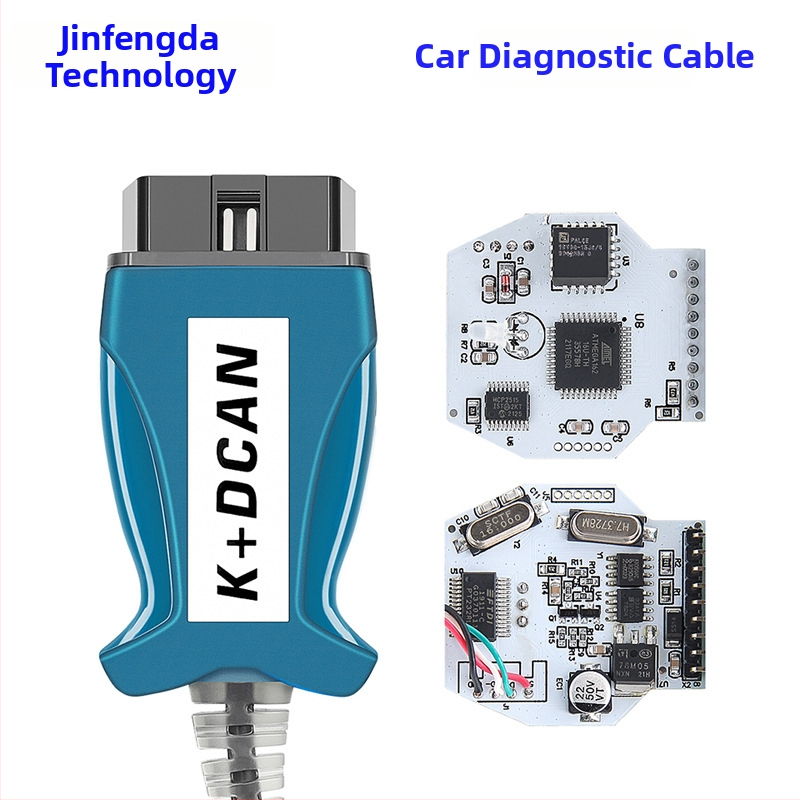 Синя версия с бутонен превключвател BMW INPA FT232RL OBD2 диагностичен интерфейс