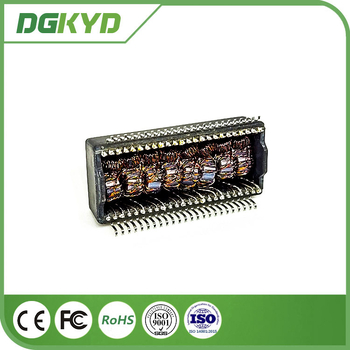 KGX4801SR Jednoporotni IC mrežni transformator i Gigabit Ethernet filtr, 48 pinova