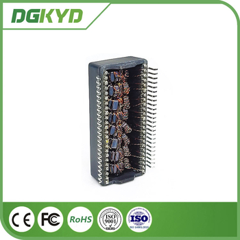KGX4801SR Jednoporotni IC mrežni transformator i Gigabit Ethernet filtr, 48 pinova