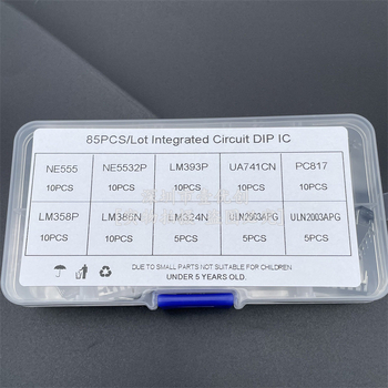 LM324 NE555 IC komplet, 85 komada, DIP paket