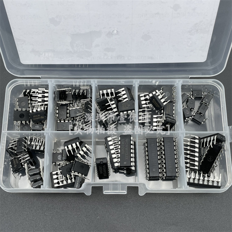 LM324 NE555 IC komplet, 85 komada, DIP paket