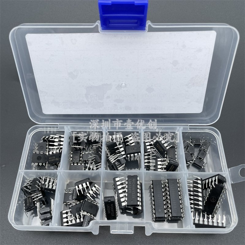 LM324 NE555 IC komplet, 85 komada, DIP paket