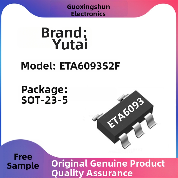 ETA6093S2F SOT-23-5 IC za napajanje, punjenje 1.2A / pražnjenje 1.2A, 2-LED indikator napajanja