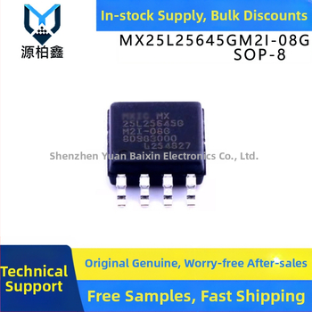 MX25L25645GM2I-08G SPI NOR Flash memorija IC, 256Mb, u SOP-8 kućištu, 208 mil