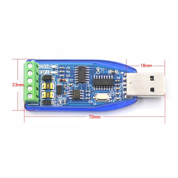 Industrijski USB na RS232/RS485 komunikacijski modul, dvosmjerni polu-duplex pretvarač serijskog porta sa zaštitom TVS