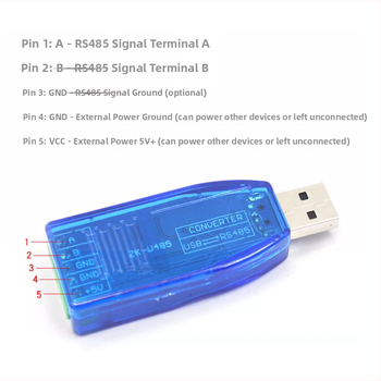 Industrijski USB na RS232/RS485 komunikacijski modul, dvosmjerni polu-duplex pretvarač serijskog porta sa zaštitom TVS