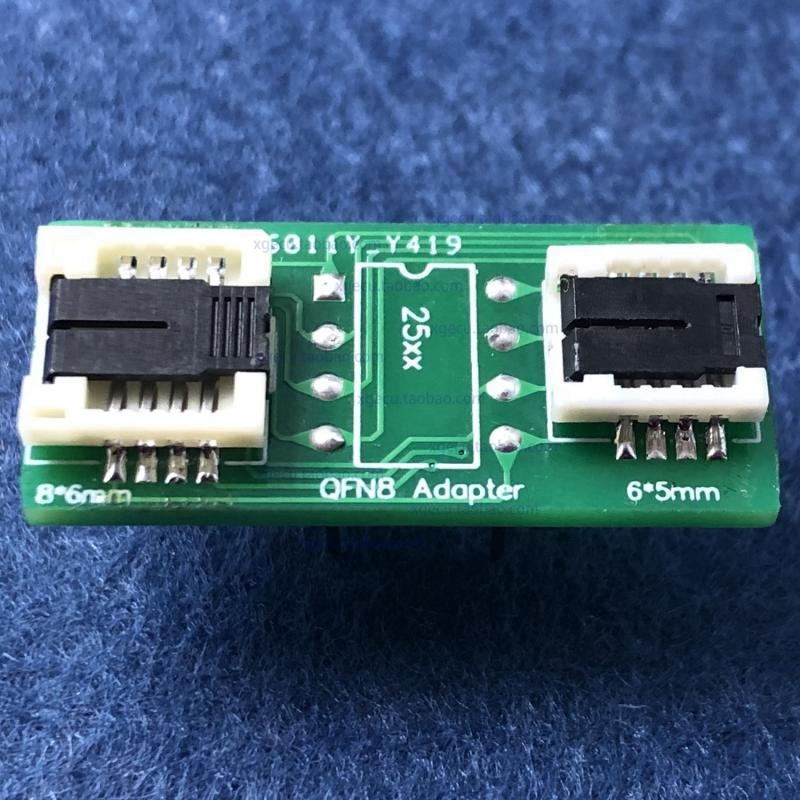 Dvovodni DIP8 programirajući adapter za čipove 6×5 i 8×6, QFN8/WSON8/MLF8