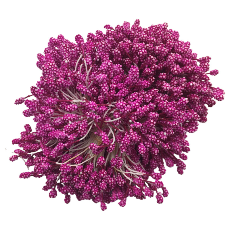 5 мм пяна розова сърцевина за венци, мрежести копринени цветя и изкуствени цветя, лилийни тичинки