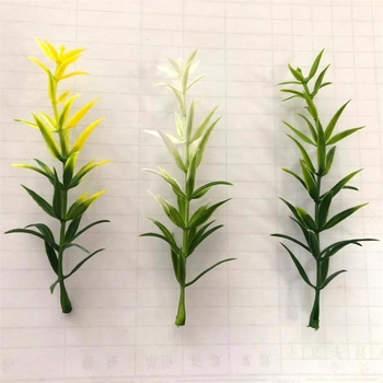 11 cm изкуствен бонсай с водни растения, цветя, лозови стебла и венци — декоративни дървета за аквариум и градински сватбени украси