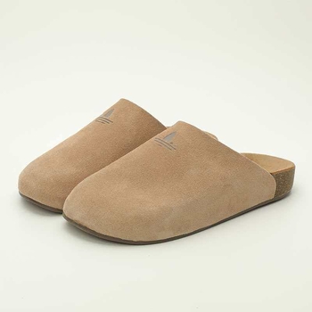 Birkenstock-stílusú vastag talpú szandál valódi bőrből, zárt orrú, uniszex, kültéri mindennapi strandviselethez