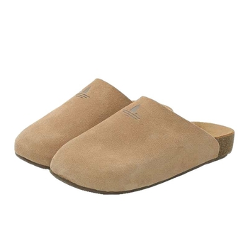Birkenstock-stílusú vastag talpú szandál valódi bőrből, zárt orrú, uniszex, kültéri mindennapi strandviselethez
