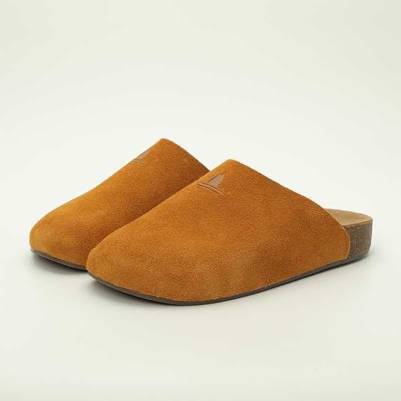 Birkenstock-stílusú vastag talpú szandál valódi bőrből, zárt orrú, uniszex, kültéri mindennapi strandviselethez