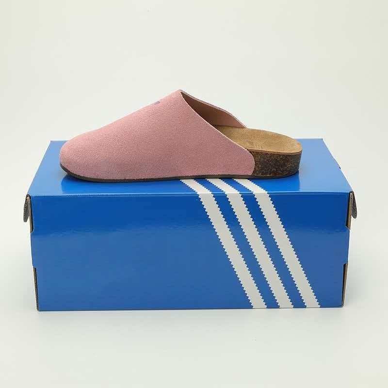 Birkenstock-stílusú vastag talpú szandál valódi bőrből, zárt orrú, uniszex, kültéri mindennapi strandviselethez