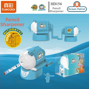 True Color Ostraha ceruziek pre študentov, kreslený dizajn, model 6263, ručné ovládanie, plastová konštrukcia