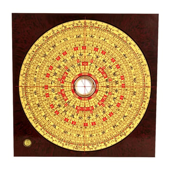 Chongdaotang feng shui kompas ploča tri u jednom, veličine 3, 5, 6, 8, 9 i 10 inča