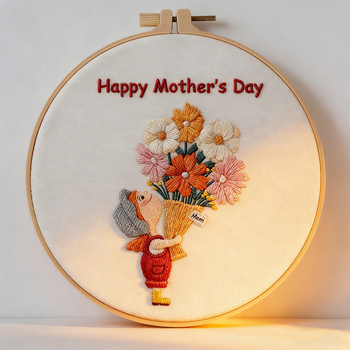 DIY комплект за ръчно бродиране: Suzhou embroidery и French embroidery, подарък за Деня на майката, модерен минималистичен стил за спалня.