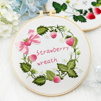 Lu embroidery DIY комплект цветя и растения — полуготова триизмерна кръстат бод за стенна картина