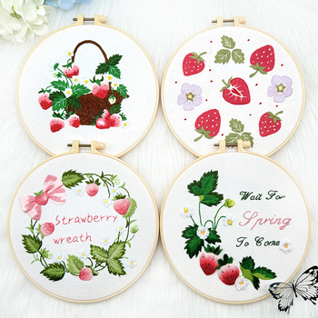 Lu embroidery DIY комплект цветя и растения — полуготова триизмерна кръстат бод за стенна картина
