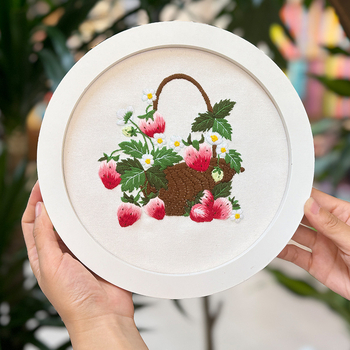 Lu embroidery DIY комплект цветя и растения — полуготова триизмерна кръстат бод за стенна картина