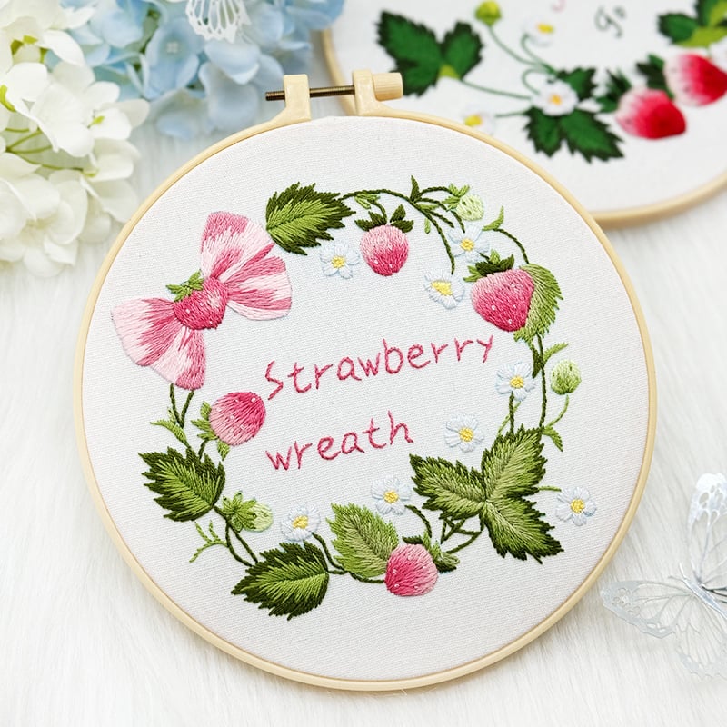 Lu embroidery DIY комплект цветя и растения — полуготова триизмерна кръстат бод за стенна картина