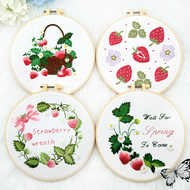 Lu embroidery DIY комплект цветя и растения — полуготова триизмерна кръстат бод за стенна картина